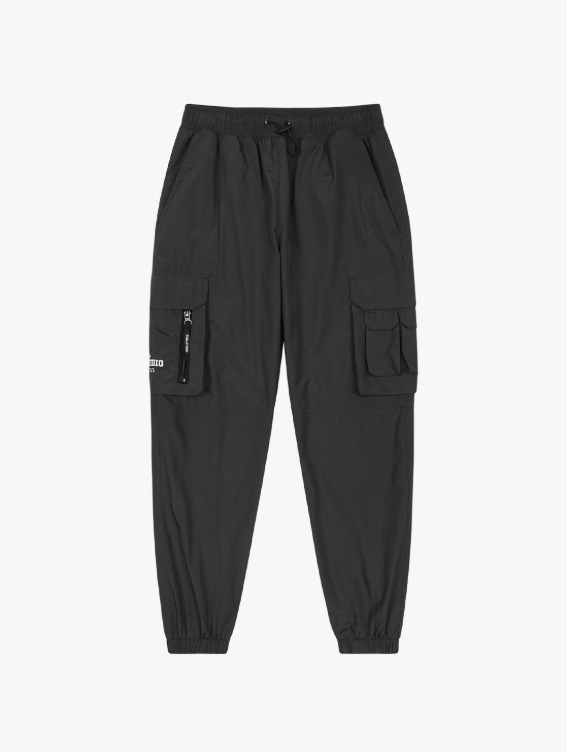 [40%] WHO KNOWS CARGO JOGGER PANTS - BLACK