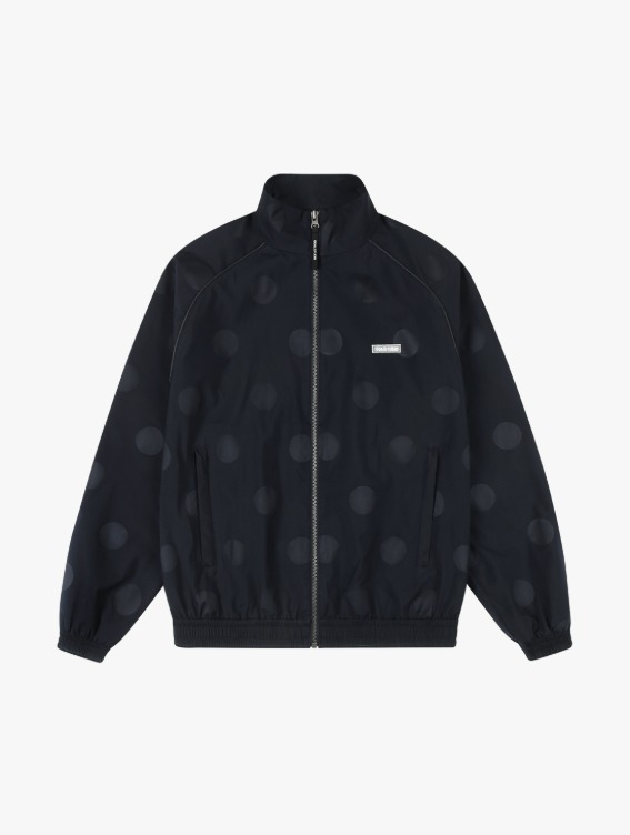 [OUTER 50% SALE] CIRCLE WELDED TRACK JACKET - NAVY