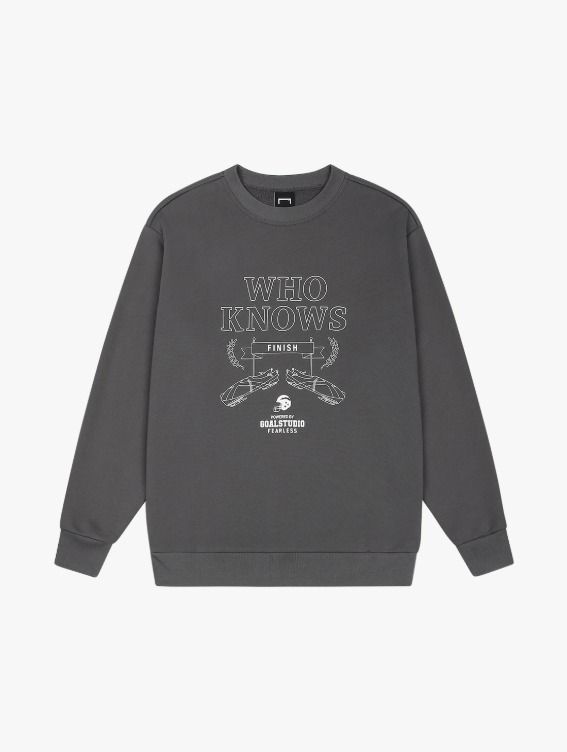 [SEASON OFF 50%] WHO KNOWS BOBSLEIGH SWEAT - GREY