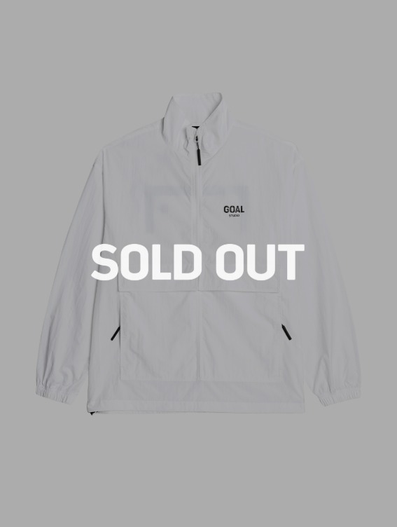 [SOLD OUT][40%]TWO POCKET ANORAK - WHITE