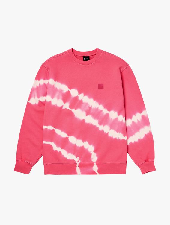 SIGNATURE TIE DYED SWEAT-PINK