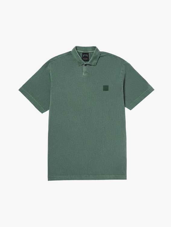 [SEASON OFF 30%] SIGNATURE PIGMENT DYED POLO TEE-GREEN