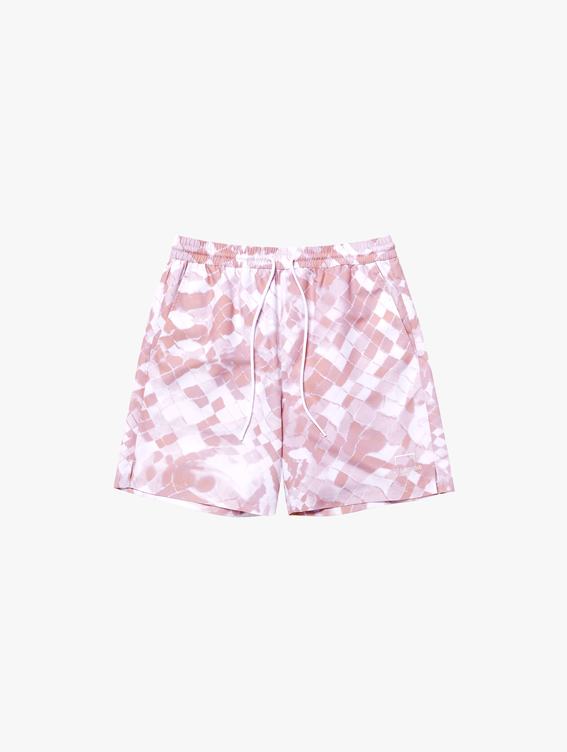 [50%] RIO BEACH ALL OVER PATTERN MESH LINED SHORTS-PINK