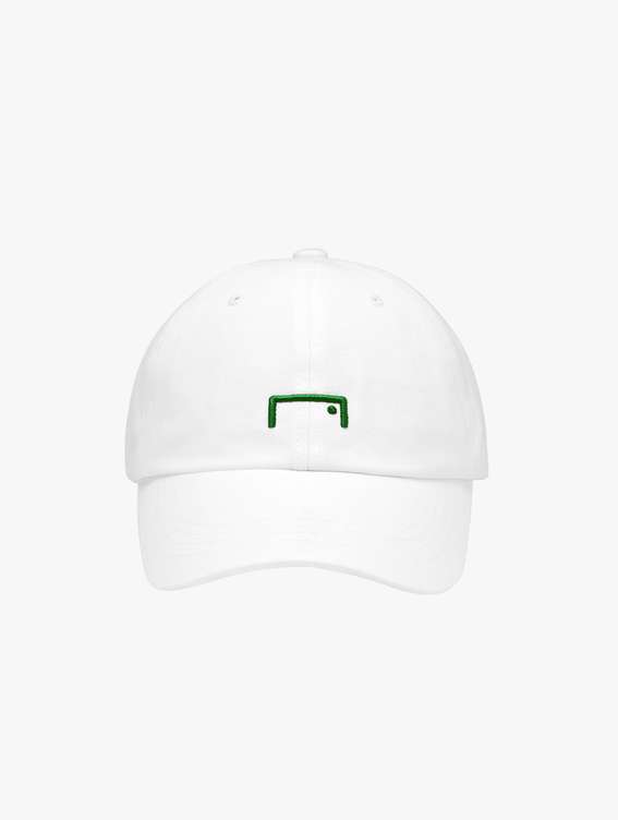 SIGNATURE LOGO BALL CAP-WHITE
