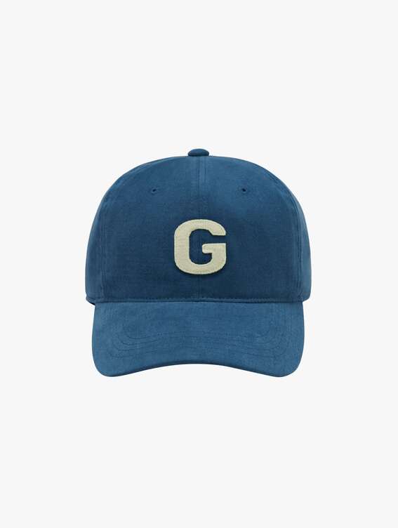 GOALSTUDIO G LOGO PEACHSKIN CAP-CLASSIC BLUE