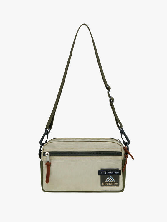 [GREGORY 20% SALE] CLASSIC BAGS PAD SHOULDER POUCH-BEIGE GREEN