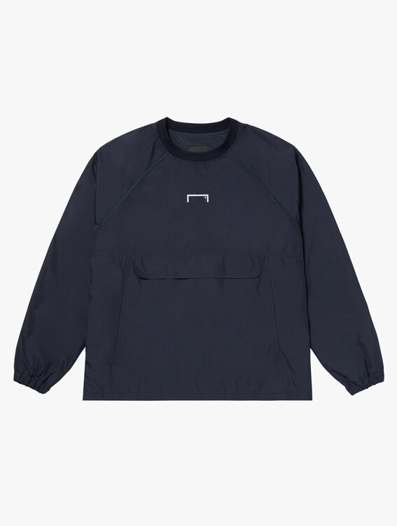 [SPRING SALE 10%] AIR THROUGH MESH LINED WIND PULLOVER-NAVY