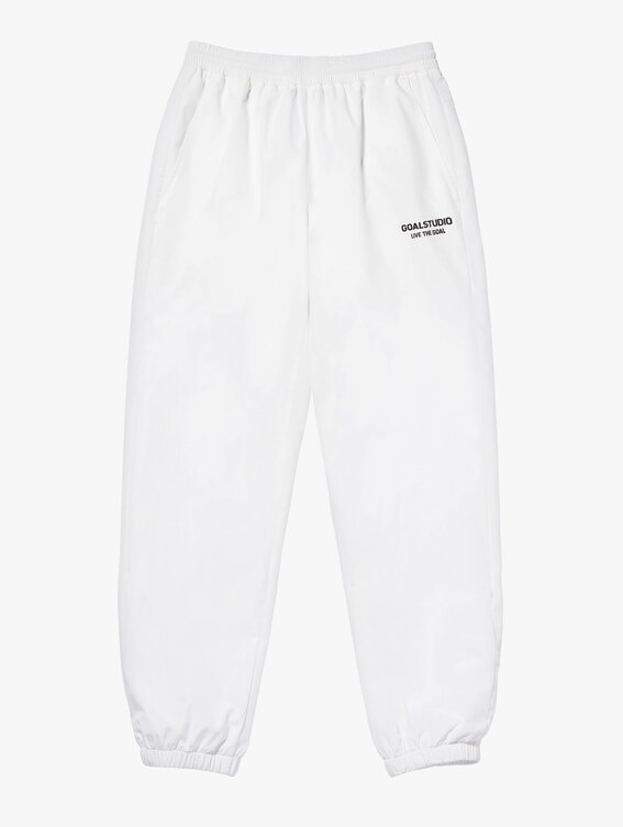 [MID SALE 40%] STRETCH WOVEN TRACK JOGGER-WHITE
