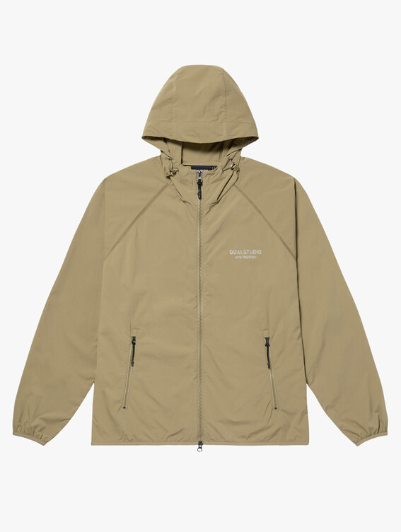 [OUTER 10% SALE] AIR THROUGH STRETCH HOODED JACKET-BEIGE