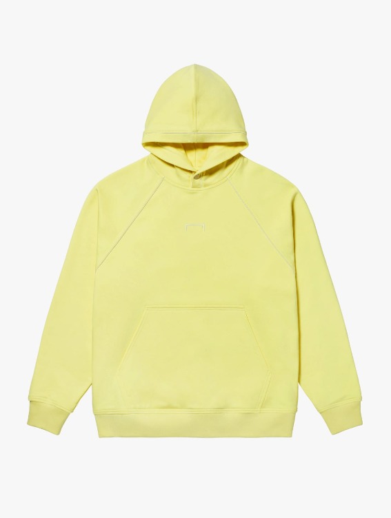GOALSTUDIO SMALL LOGO PIPING HOODIE-LIME