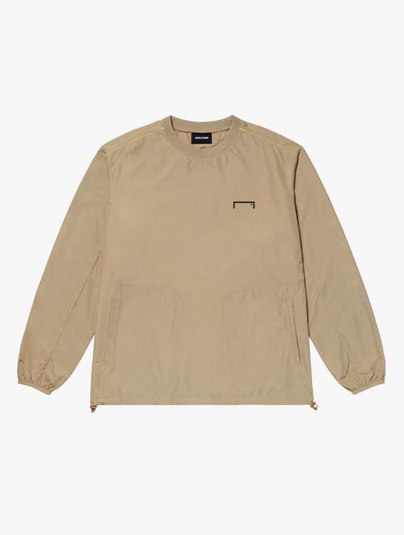 [MID SALE 40%] AIR THROUGH LONG SLEEVE WIND PULLOVER-BEIGE