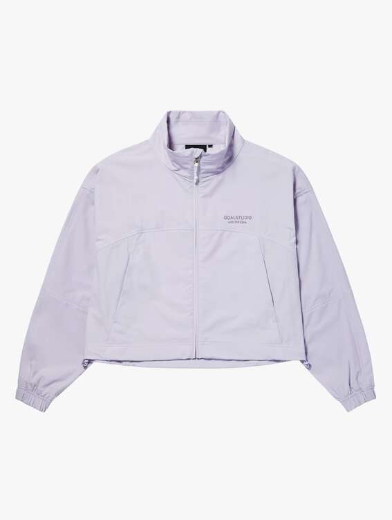 [OUTER 10% SALE] WOMEN`S STRETCH NYLON CROPPED JACKET-LAVENDER