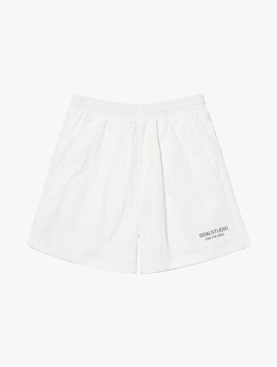 [SALE 20%] ESSENTIAL WOVEN SHORTS-WHITE