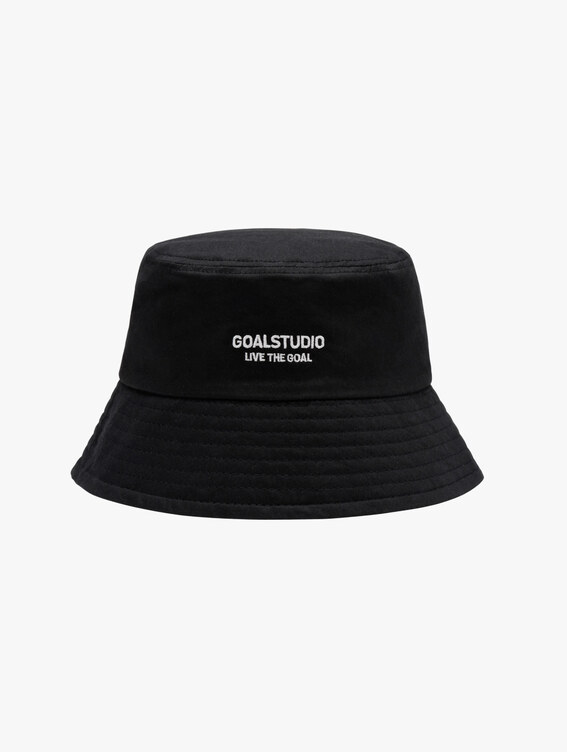 [SALE 20%] COTTON WASHED BUCKET HAT-BLACK