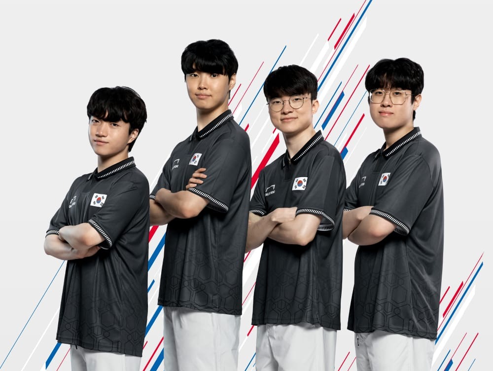 항저우 아시안게임 Team Korea of eSports 국가대표 유니폼