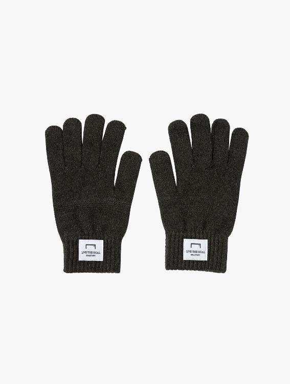 [SALE 20%] PASS ME KNIT GLOVES-CHARCOAL