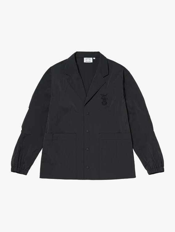 [WOVEN SALE 10%] FC STRETCH NYLON BLAZER-DARK GREY