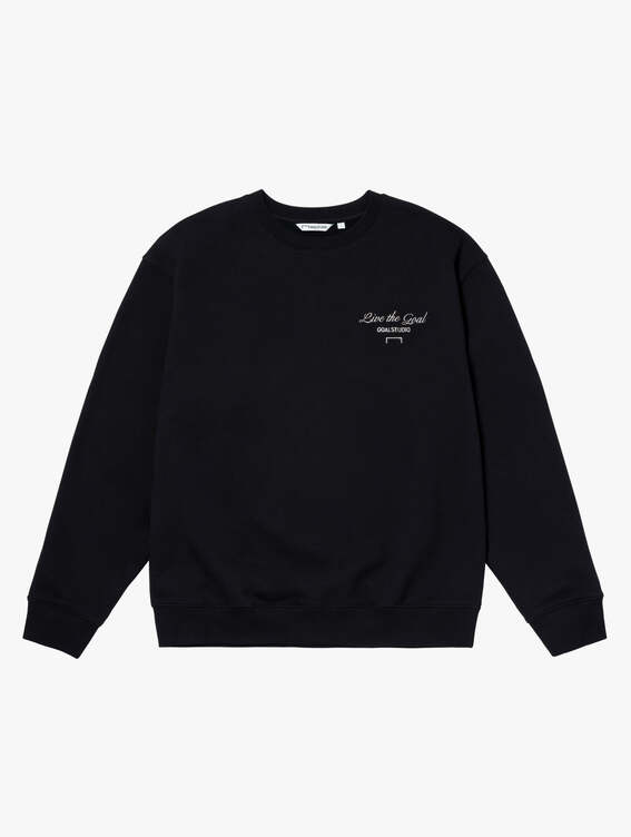 [SALE 20%] STACK LOGO SWEAT-BLACK