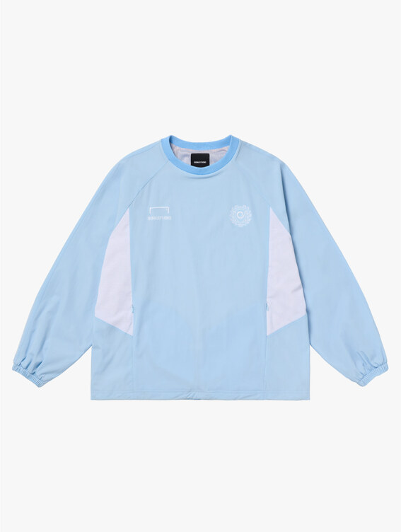 DFC 24 WOVEN TRAINING PULLOVER-SKY BLUE