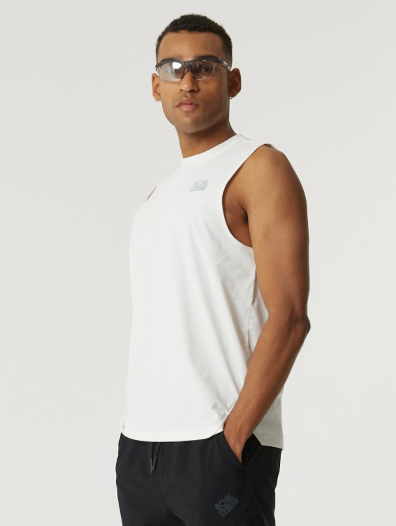 [ACTIVE SALE 30%] M`S AIR DRY SLEEVELESS-WHITE