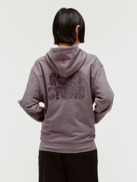 [PACE GOAL 10%] MAP LOGO HOOD ZIP-UP-BROWN