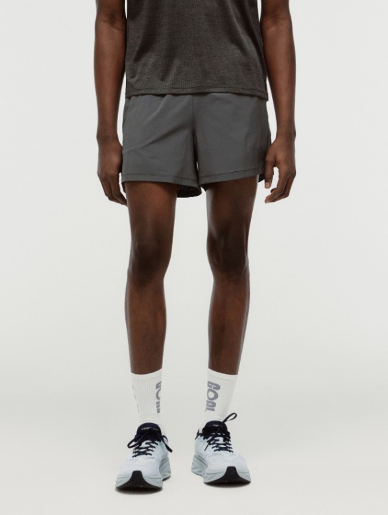 [ACTIVE SALE 20%] M`S 5" RUNNING SHORTS-CHARCOAL