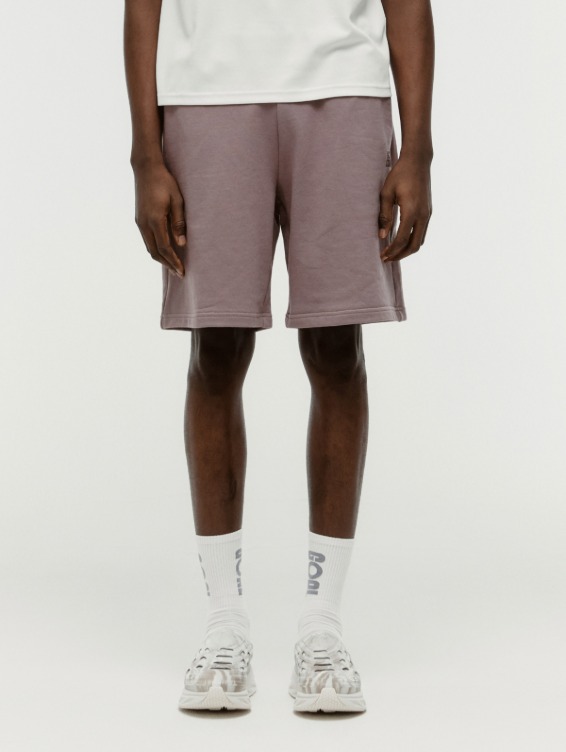 [PACE GOAL 10%] SWEAT JERSEY SHORTS-BROWN