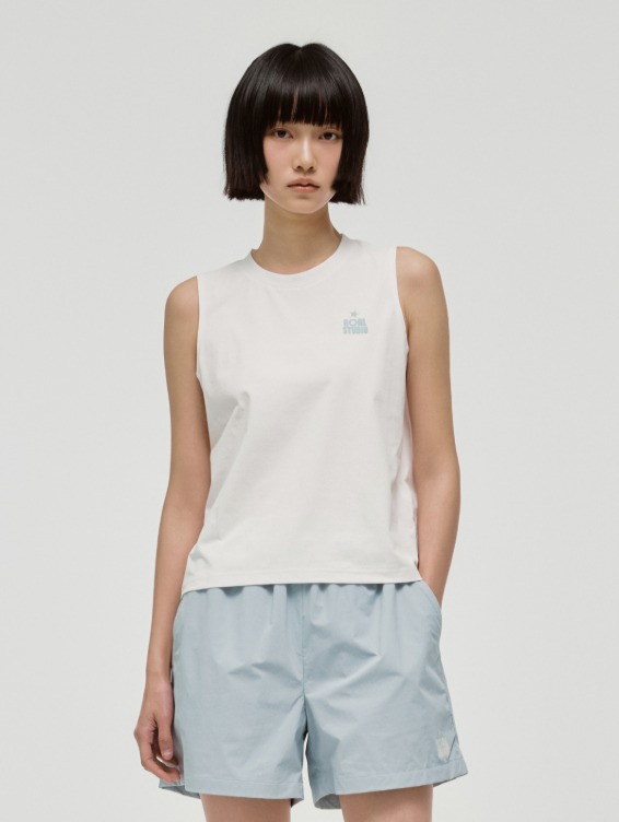 [ACTIVE SALE 20%] W`S ESSENTIAL AIRDRY SLEEVELESS-OFF WHITE