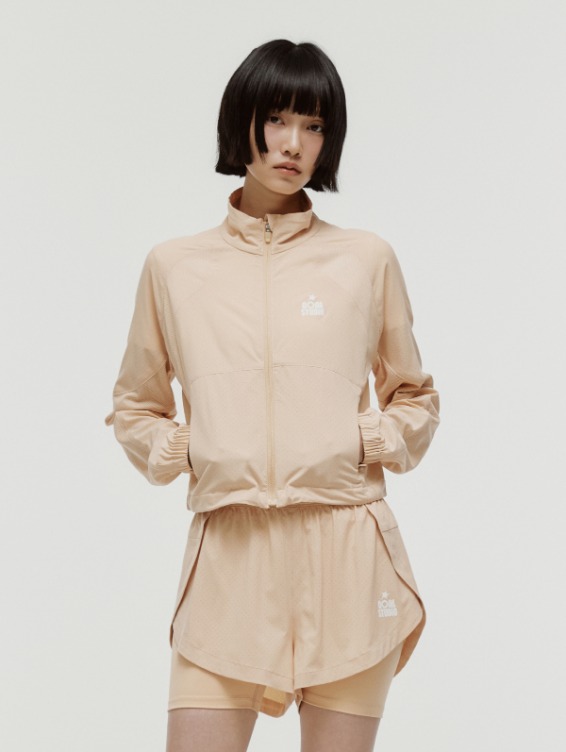 [PACE GOAL 10%] W`S PUNCHING LIGHT JACKET-SAND