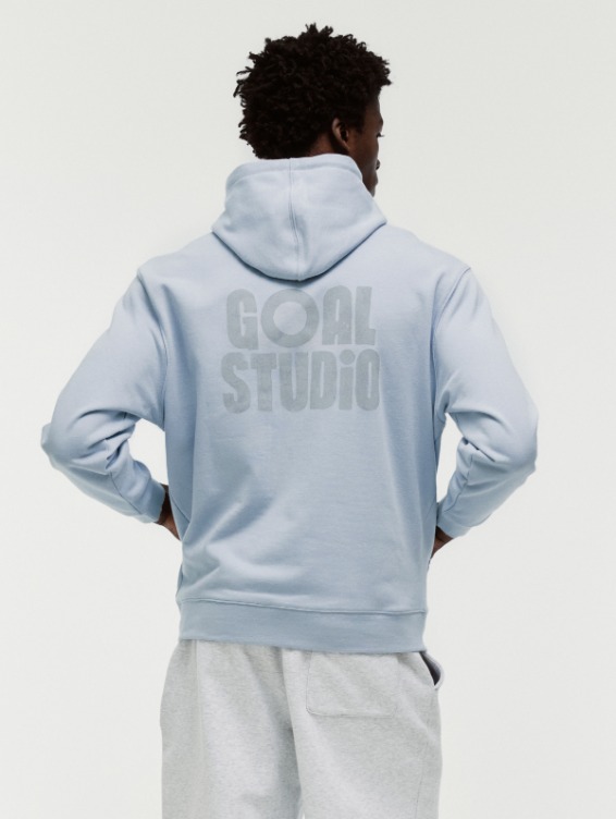 [PACE GOAL 10%] PAINT LOGO HOODIE-SKYBLUE