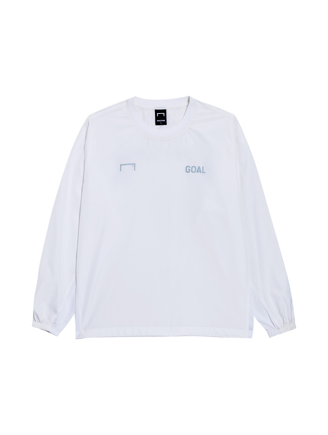 GOALSTUDIO [SOLD OUT][50%]SOLID WIND PULLOVER - WHITE