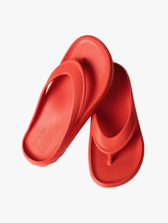GRAB-ITY BALANCE FLIPFLOP - CORAL RED