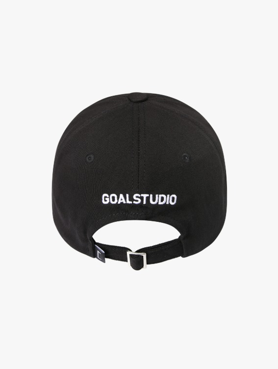 GOALSTUDIO SIGNATURE LOGO BALL CAP - BLACK