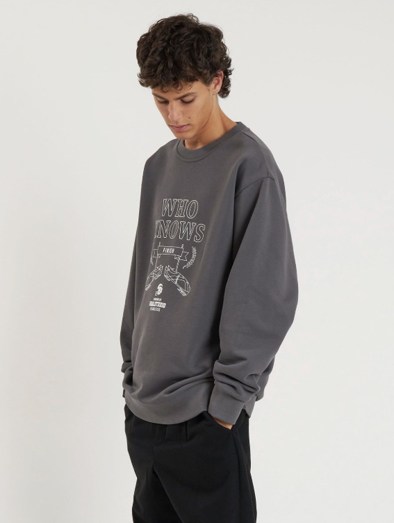 [SEASON OFF 50%] WHO KNOWS BOBSLEIGH SWEAT - GREY