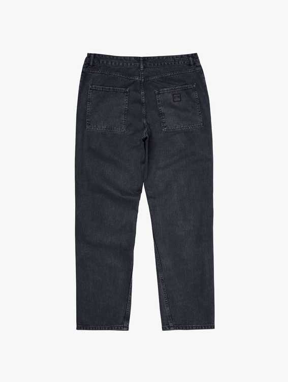 GARMENT DYED TWILL PANTS-CHARCOAL
