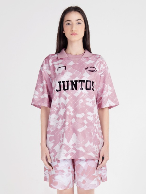 [SEASON OFF 30%] RIO BEACH ALL OVER PATTERN GAME TEE-PINK