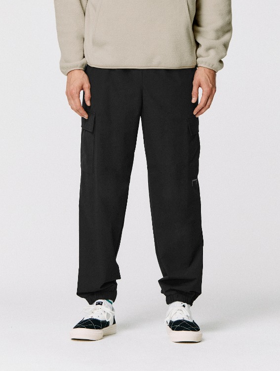 GOALSTUDIO STRETCH CARGO JOGGER-BLACK