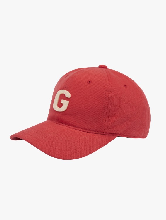 [SPRING 10% SALE] G LOGO PEACHSKIN CAP-RED