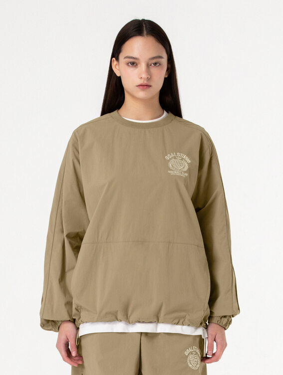 [SALE 30%] FC STRETCH NYLON WIND PULLOVER-BEIGE