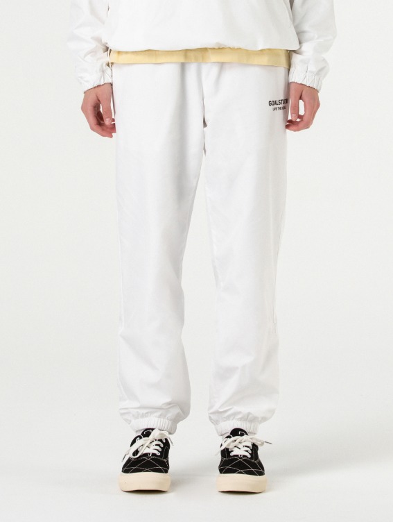 [SPRING SALE 10%] STRETCH WOVEN TRACK JOGGER-WHITE
