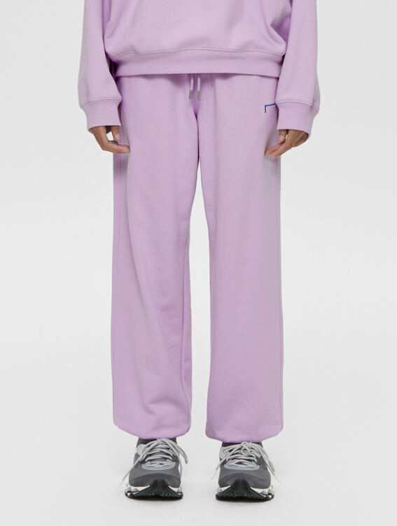 OVER FIT SMALL LOGO JOGGER-LIGHT PURPLE