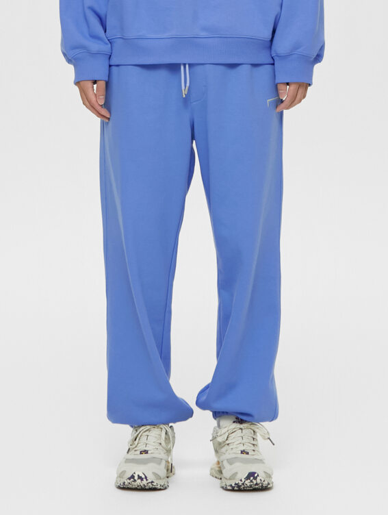 [SALE 30%] OVER FIT SMALL LOGO JOGGER-LIGHT BLUE