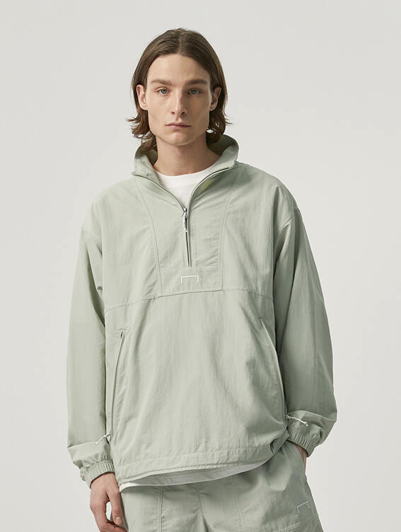 [MID SALE 10%] RIPSTOP LONG SLEEVE ANORAK-MINT