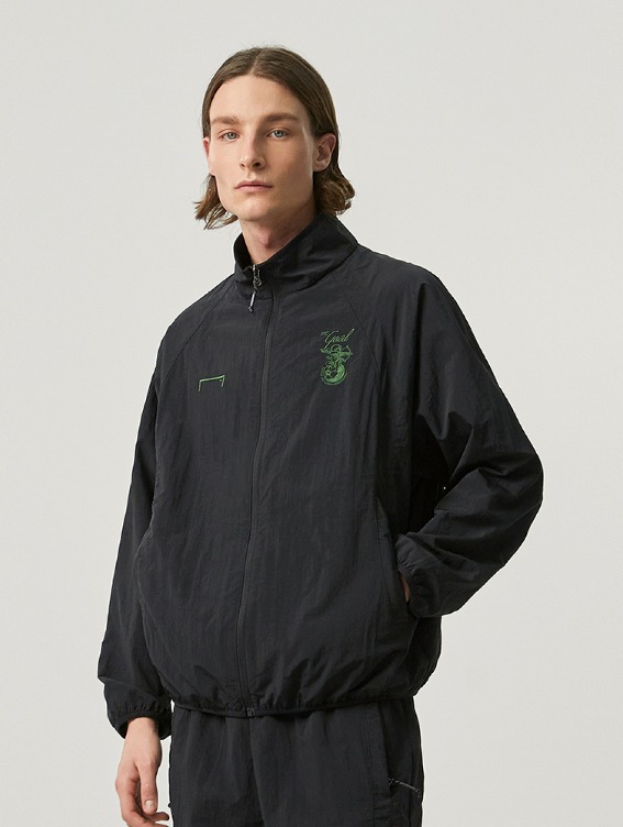 [MID SALE 20%] FC EMBLEM TRACK JACKET-BLACK