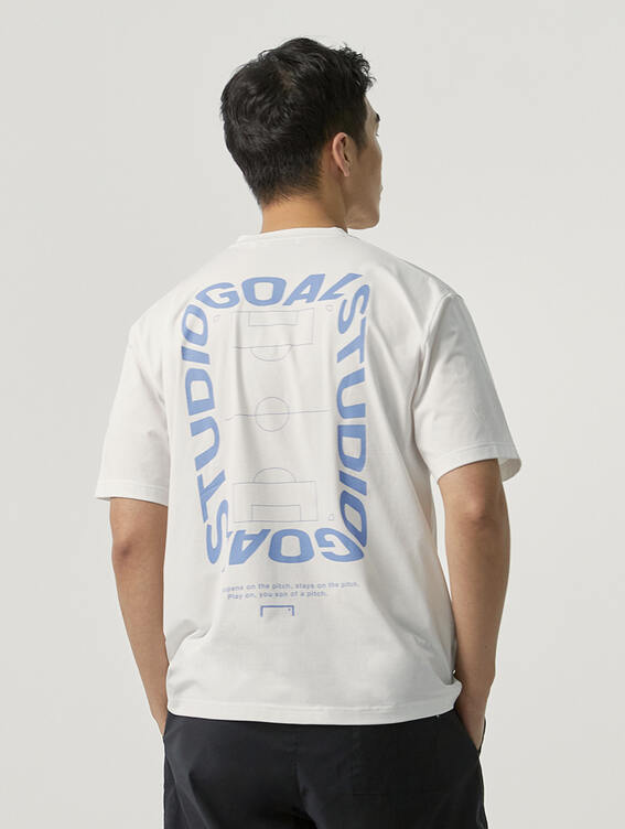 [SALE 10%] AIR DRY GOAL PITCH TEE-WHITE