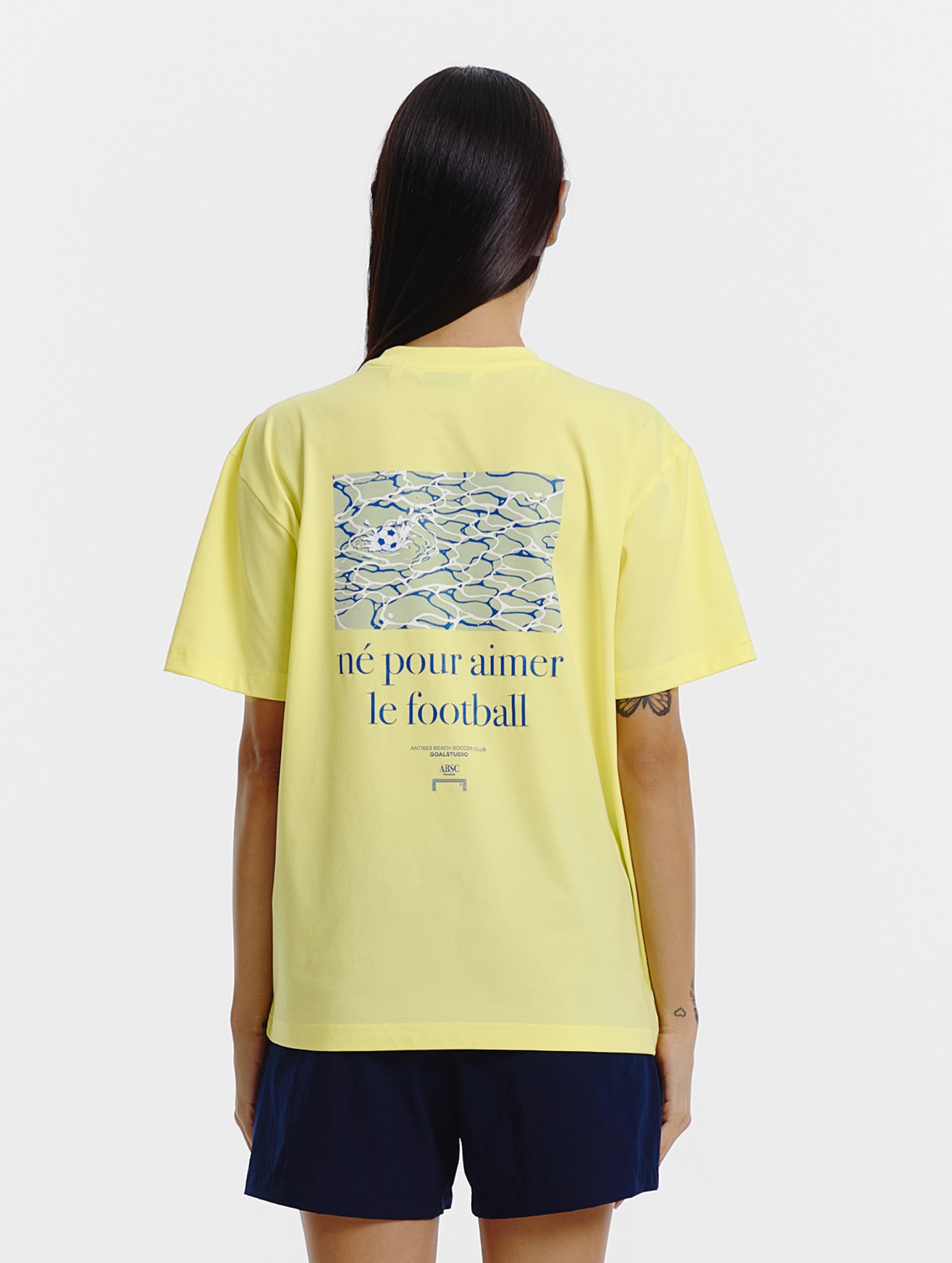 ANTIBES BEACH CHAIR TEE-WHITE - GOALSTUDIO