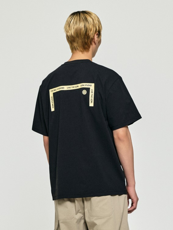 ★GOAL STUDIO★ AIR DRY GRAFFITI LOGO TEEBLACK G5MTS103#BK AIR DRY GRAFFITI LOGO TEE-CHARCOAL - GOALSTUDIO