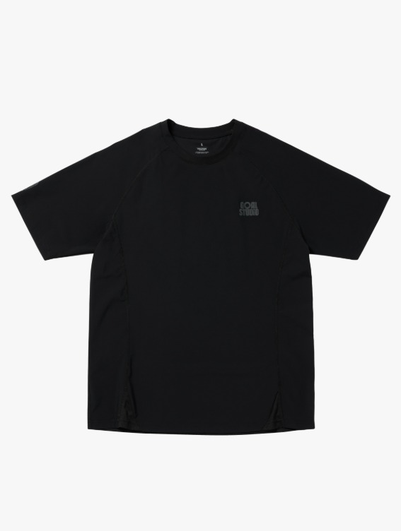 [ACTIVE SALE 30%] M`S AIR THROUGH TEE-BLACK
