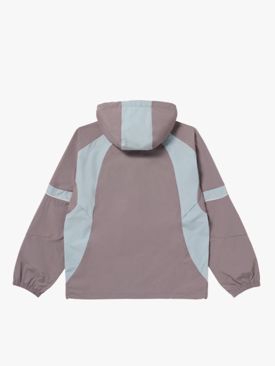 [PACE GOAL 10%] M`S COLOR-BLOCK JACKET-BROWN