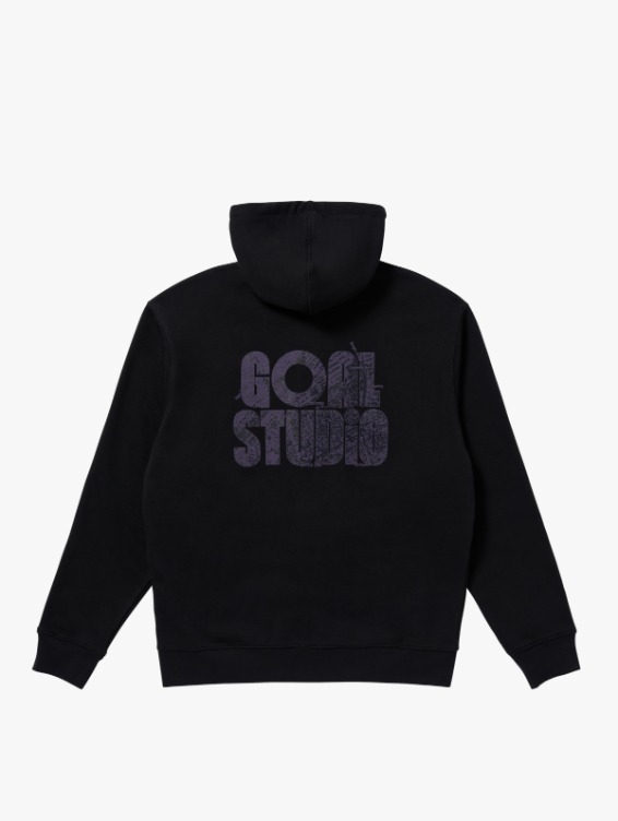 [PACE GOAL 10%] MAP LOGO HOOD ZIP-UP-BLACK